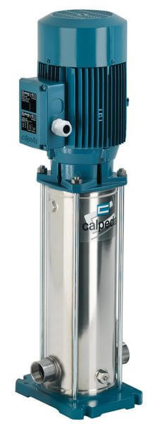 Calpeda MXV-B 25-2xx vertical multi-stage close coupled pumps in stainless steel 3x400V