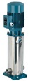 Calpeda MXV-B 25-2xx vertical multi-stage close coupled pumps in stainless steel 3x400V