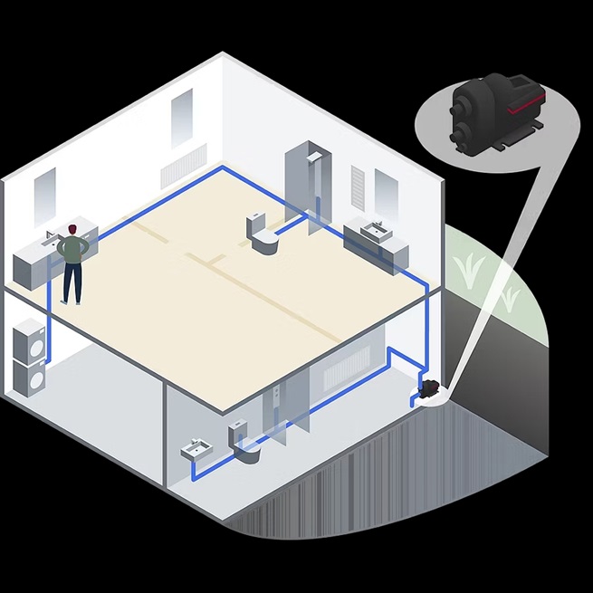 GRUNDFOS SCALA2 domácí vodárna s frekvenčním měničem