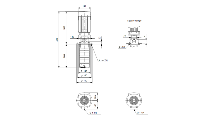 GRUNDFOS MTH, MTR, MTA, SPK, čerpadlá s ponornou hydrauliku
