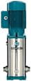 Calpeda MXV-BM 32 vertical close coupled multi-stage pump in stainless steel 230V
