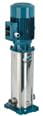 Calpeda MXV-BM 40 vertical close coupled multi-stage pumps in stainless steel 230V