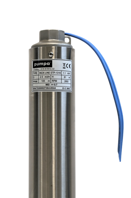 PUMPA inox line STP-60 4" ponorné čerpadlo 400V