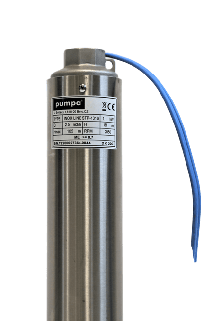 PUMPA inox line STP 230/400V, ponorné čerpadlo