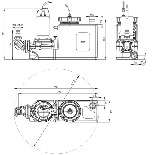 WILO DrainLift SANI CUT