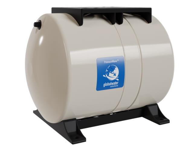 Global Water PWB-24LH ležatá tlaková nádoba 24l 10bar 1" 90°C