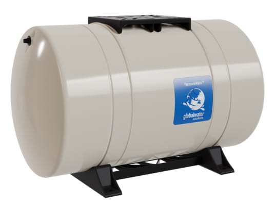 Global Water PWB-80LH ležatá tlaková nádoba 80l 10bar 1" 90°C