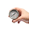 Glycerine manometer 0-10bar diameter 50mm bottom connection G1/4 - stainless steel