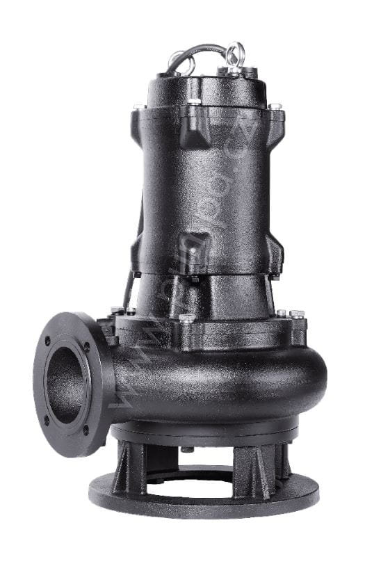 PUMPA black line 80BLK43.7-P76 WD 400V 3,7kW, kalové čerpadlo, kanálové oběžné kolo, průchodnost 76mm, kabel 15m, s čidlem průsaku ucpávkou