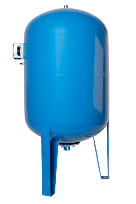 Pumpa TNP-V 100/10 vertikální (stojatá) tlaková nádoba 100l 10bar,1" s manometrem